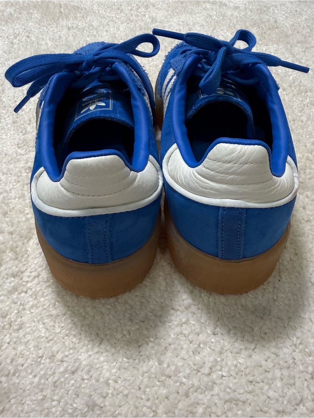 💙adidas Samba Blue White Gum Women’s Sneakers - Picture 5 of 10